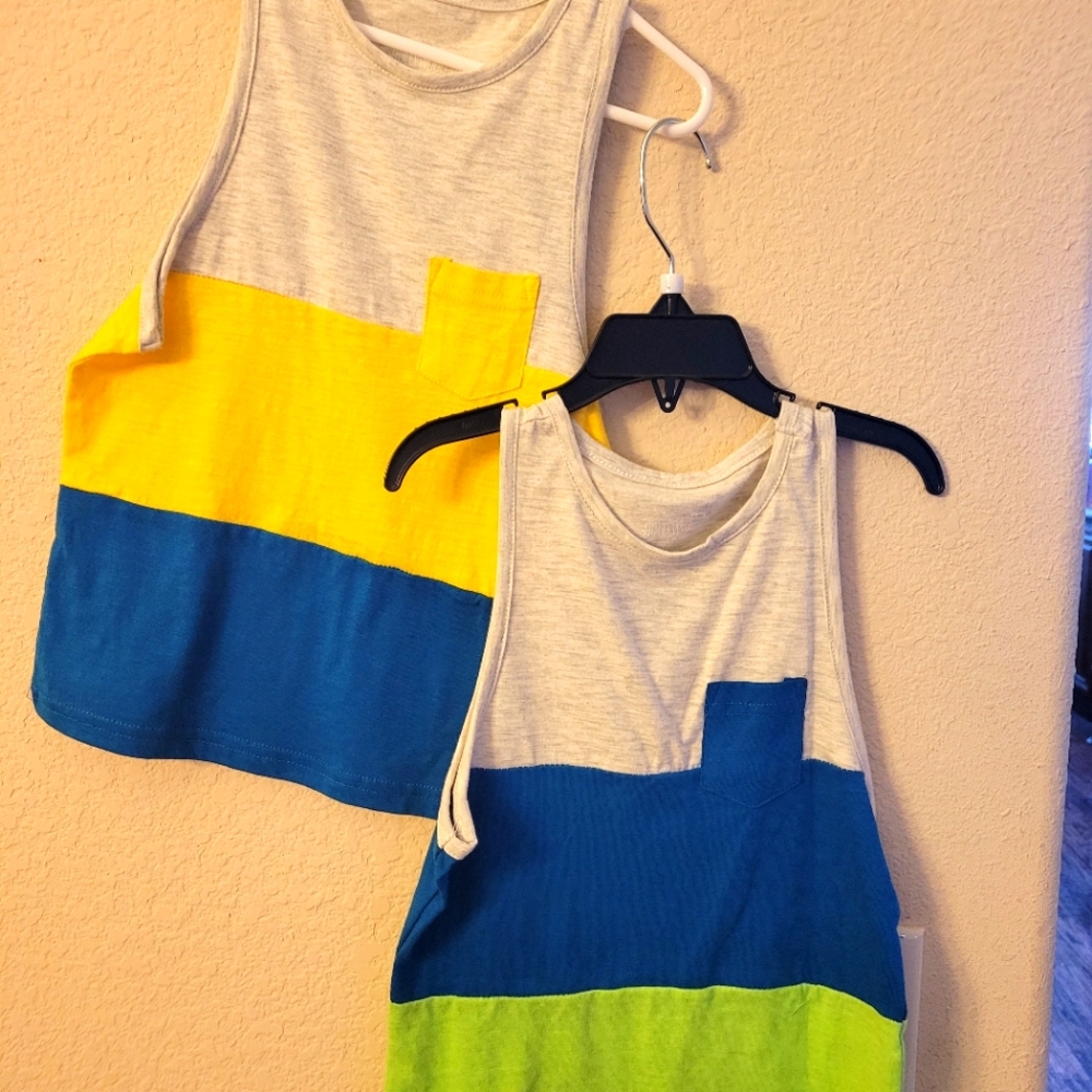 2 pack boys tank tops XS